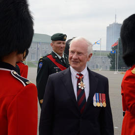 Inspection of the Guard of Honour at the Citadelle of Québec