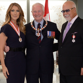 Order of Canada Investiture for René Angélil and Céline Dion
