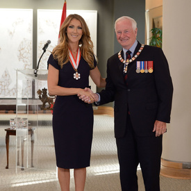 Order of Canada Investiture for René Angélil and Céline Dion
