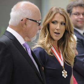 Order of Canada Investiture for René Angélil and Céline Dion