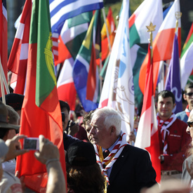 L'inauguration du 14e Moot Scout Mondial Canada 2013 