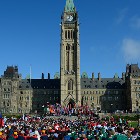 L'inauguration du 14e Moot Scout Mondial Canada 2013 