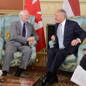 Courtesy Call by the President of the Republic of Latvia