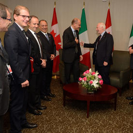 Courtesy Call by the Prime Minister of the Italian Republic