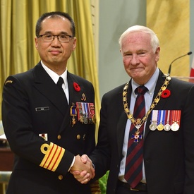 Cérémonie d'investiture de l'Ordre du mérite militaire