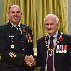 Cérémonie d'investiture de l'Ordre du mérite militaire