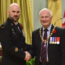 Cérémonie d'investiture de l'Ordre du mérite militaire