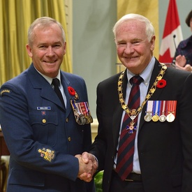 Cérémonie d'investiture de l'Ordre du mérite militaire
