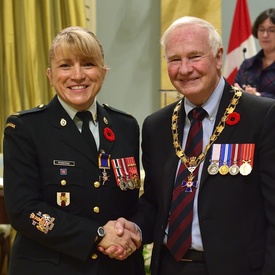 Cérémonie d'investiture de l'Ordre du mérite militaire