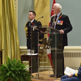 Cérémonie d'investiture de l'Ordre du mérite militaire