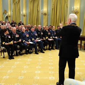 Cérémonie d'investiture de l'Ordre du mérite militaire