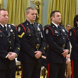 Remise de Décorations pour actes de bravoure