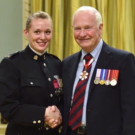 Presentation of Decorations for Bravery