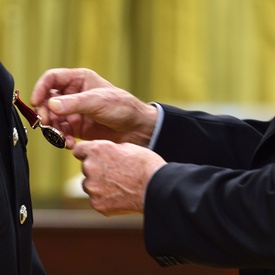 Presentation of Decorations for Bravery