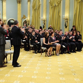 Remise de Décorations pour actes de bravoure