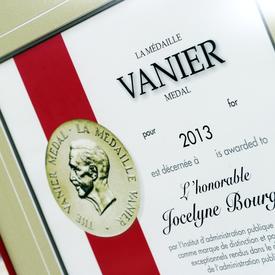 Médaille Vanier de 2013