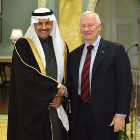 Présentation de lettres de créance à Rideau Hall