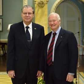 Présentation de lettres de créance à Rideau Hall