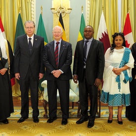 Présentation de lettres de créance à Rideau Hall