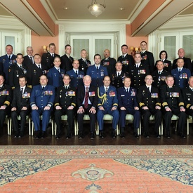 Remise de décorations militaires