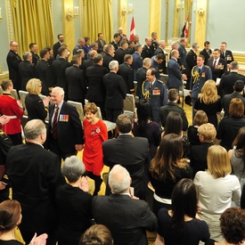 Remise de décorations militaires