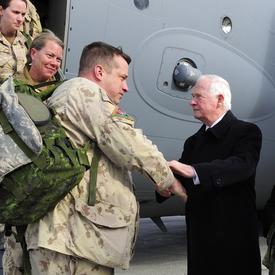 Retour des membres des Forces armées canadiennes de l'Afghanistan