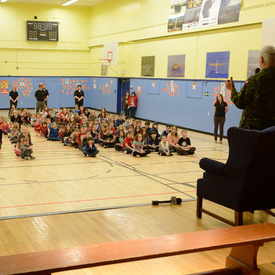 Visite à la 4e Escadre de Cold Lake