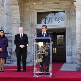 Visite du président de la République du Pérou au Canada
