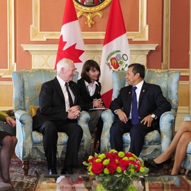 Visite du président de la République du Pérou au Canada