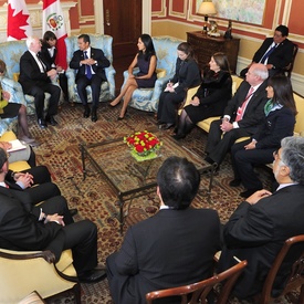 Visite du président de la République du Pérou au Canada