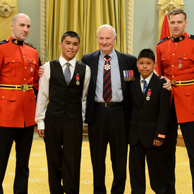 Presentation of Decorations for Bravery