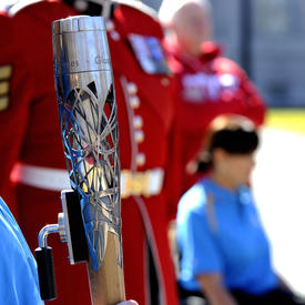 Le relais du bâton de la Reine pour les Jeux du Commonwealth de 2014