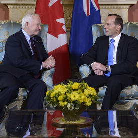Visite de courtoisie du premier ministre de l'Australie