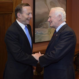 Visite de courtoisie du premier ministre de l'Australie