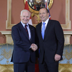 Visite de courtoisie du premier ministre de l'Australie