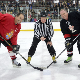 Partie de hockey amicale