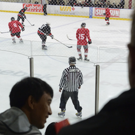 Partie de hockey amicale