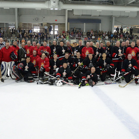 Partie de hockey amicale
