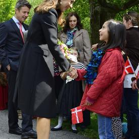 Rencontre avec Leurs Altesses Royales le prince héritier et la princesse héritière du Danemark
