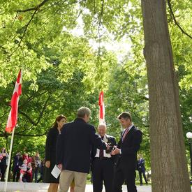 Meeting with Their Royal Highnesses the Crown Prince and Crown Princess of Denmark