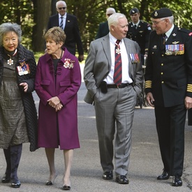 100e anniversaire de PPCLI - Cérémonie de plantation d'arbre