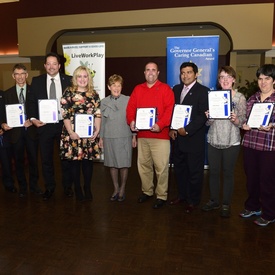 Her Excellency Presents Caring Canadian Award