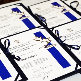 Her Excellency Presents Caring Canadian Award