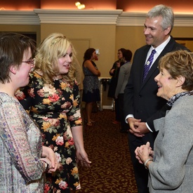 Her Excellency Presents Caring Canadian Award