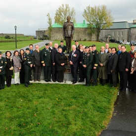 Unveiling of Georges P. Vanier Statue