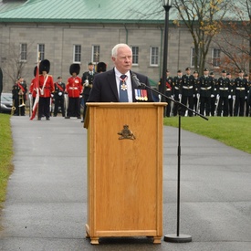 Unveiling of Georges P. Vanier Statue