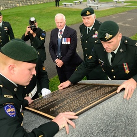 Unveiling of Georges P. Vanier Statue