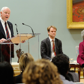 Cérémonie de citoyenneté et discussion