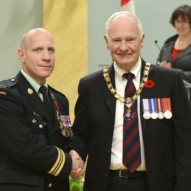 Cérémonie d'investiture de l'Ordre du mérite militaire