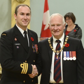 Cérémonie d'investiture de l'Ordre du mérite militaire